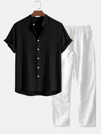 Guy - Ensemble chemise et pantalon en lin