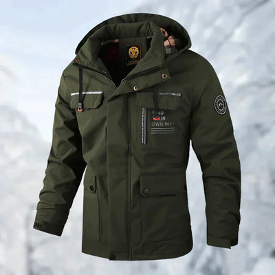 Alaska - Chaqueta de hombre cortavientos e impermeable para primavera y otoño