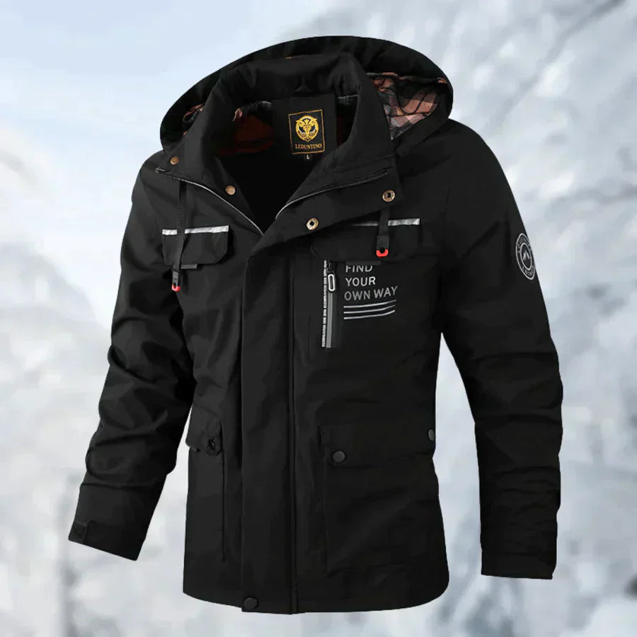 Alaska - Chaqueta de hombre cortavientos e impermeable para primavera y otoño