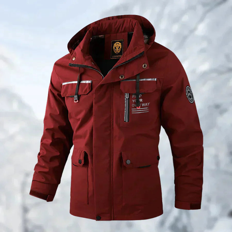 Alaska - Chaqueta de hombre cortavientos e impermeable para primavera y otoño