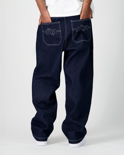 CARTER BAGGY DENIM BRUT - INDIGO