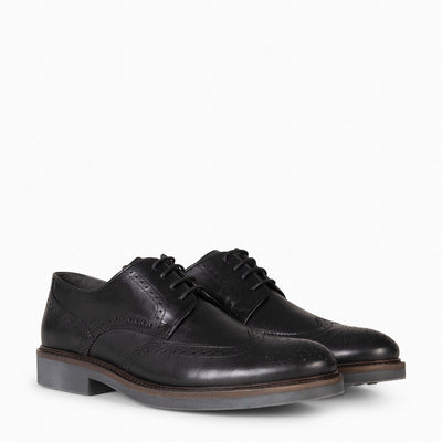 QUEVEDO – Chaussures de ville en cuir NOIR pour homme