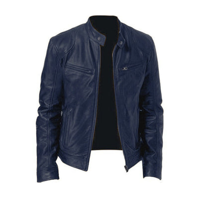 Veste en cuir pour homme