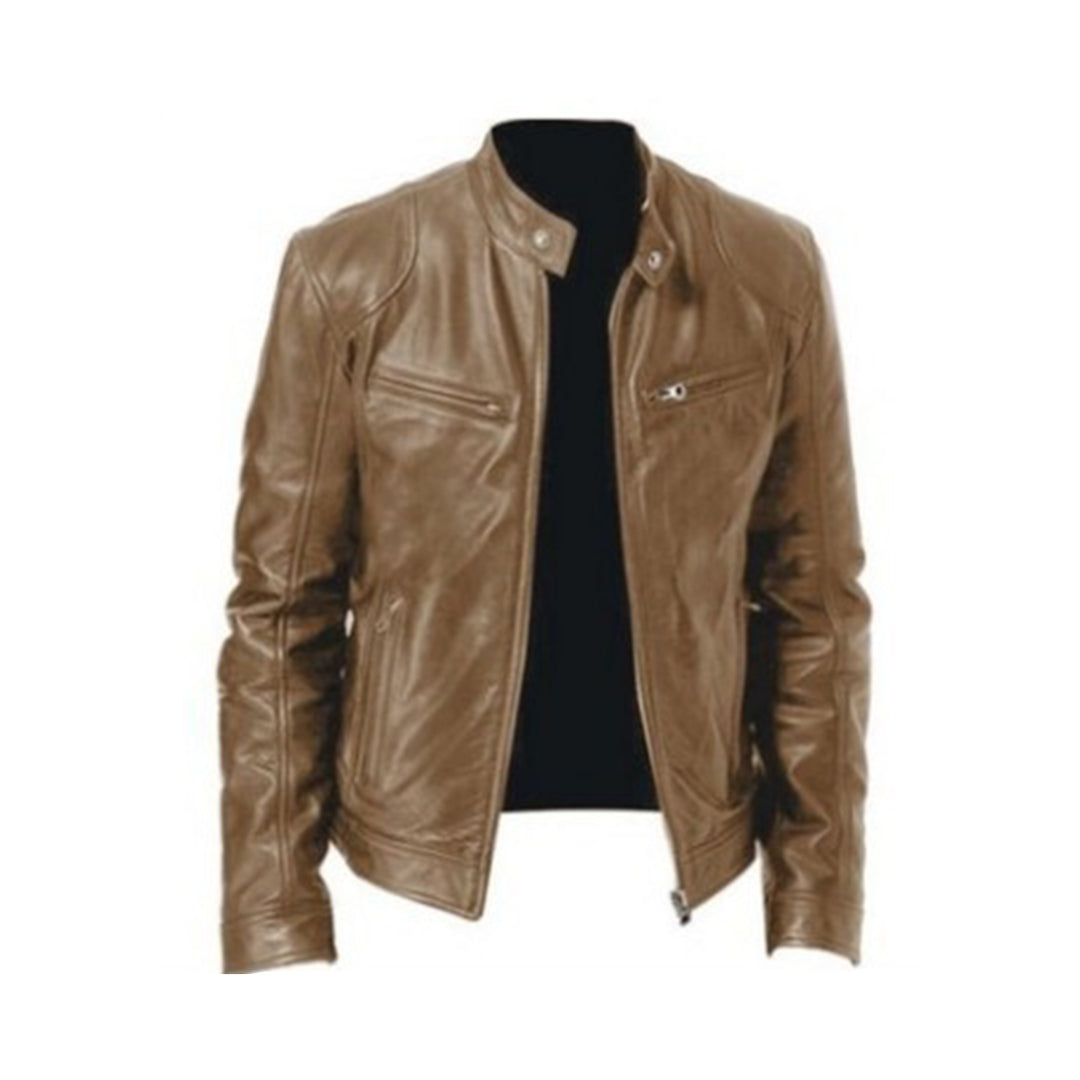 Veste en cuir pour homme