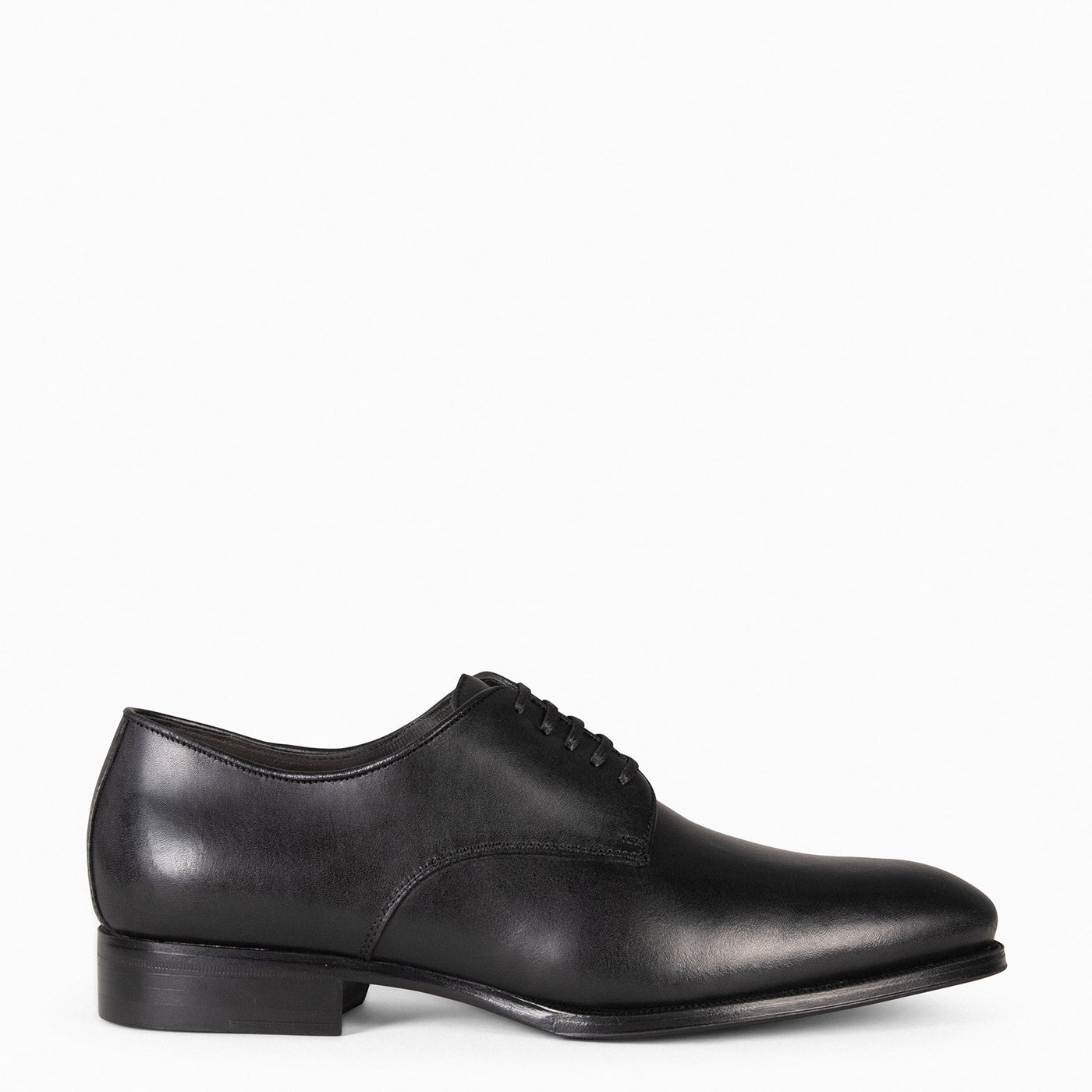 GRECO – Chaussures de ville en cuir NOIR type Derby pour homme