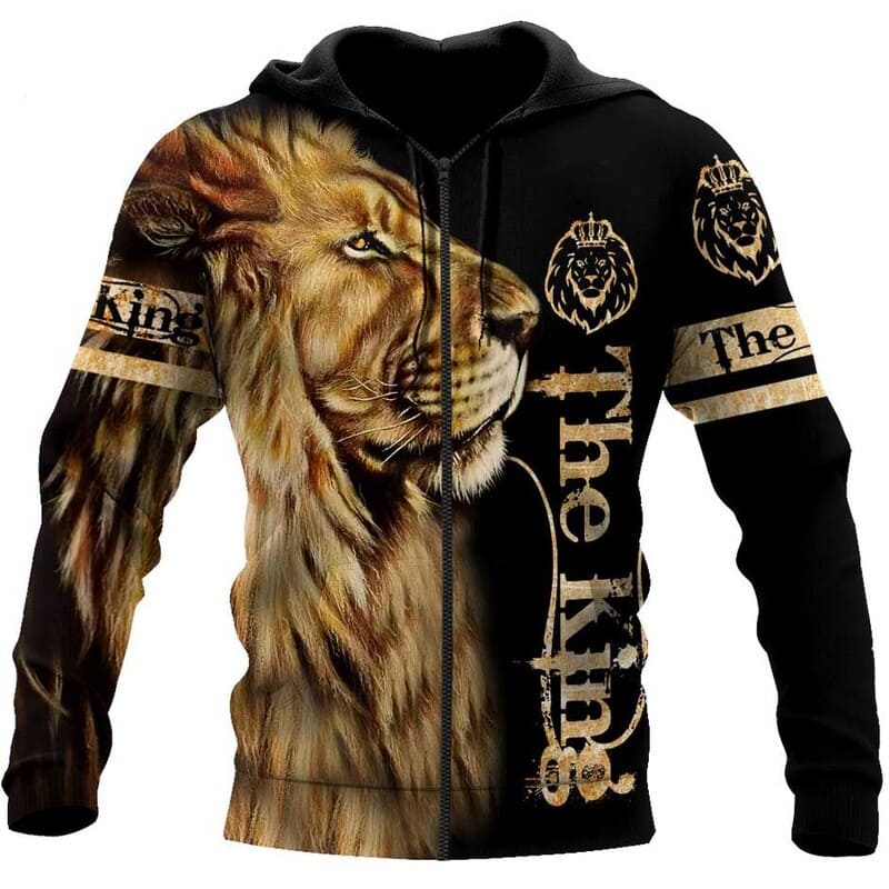 Sweat Tête De Lion The King