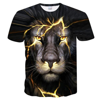 T-Shirt Lion <br> Éclair Ardent