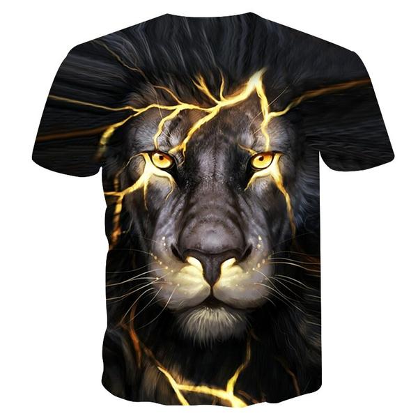 T-Shirt Lion <br> Éclair Ardent