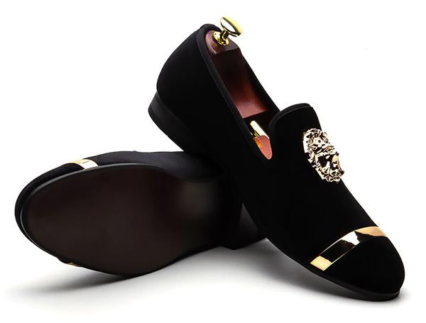 Mocassins Lion <br> Tête Royale