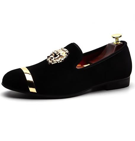 Mocassins Lion <br> Tête Royale