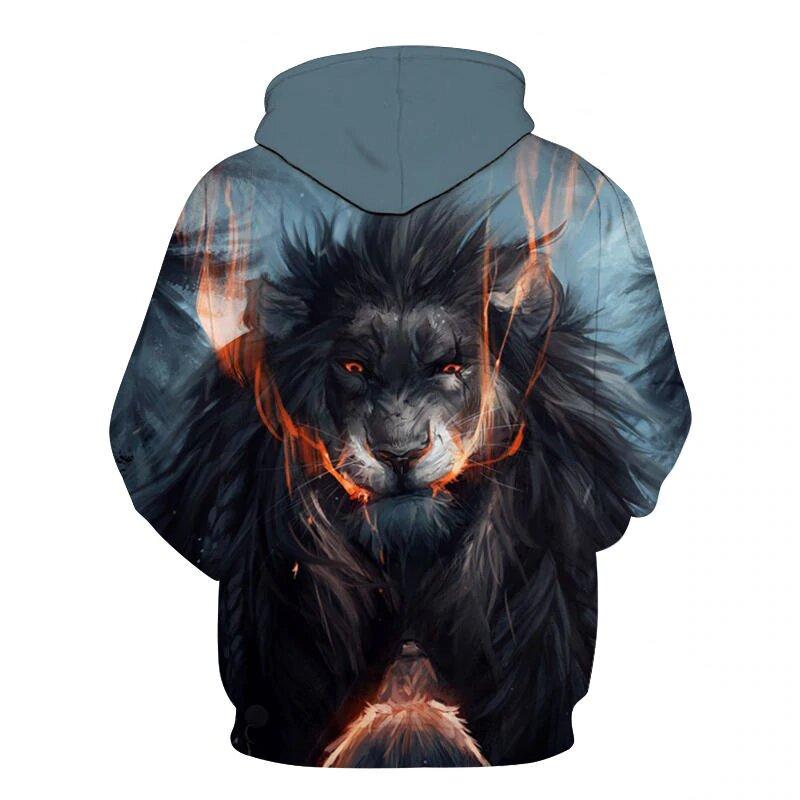 Sweat Lion <br> Flamme Puissante