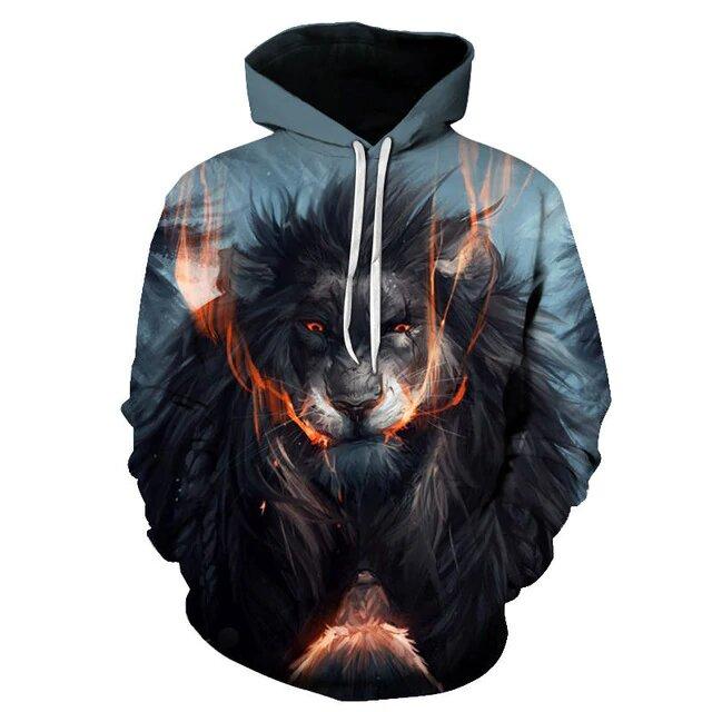 Sweat Lion <br> Flamme Puissante