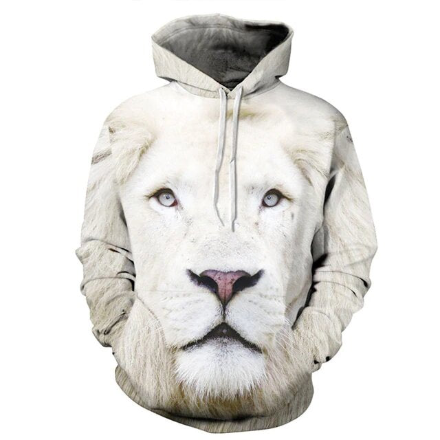 Sweat Lion Blanc