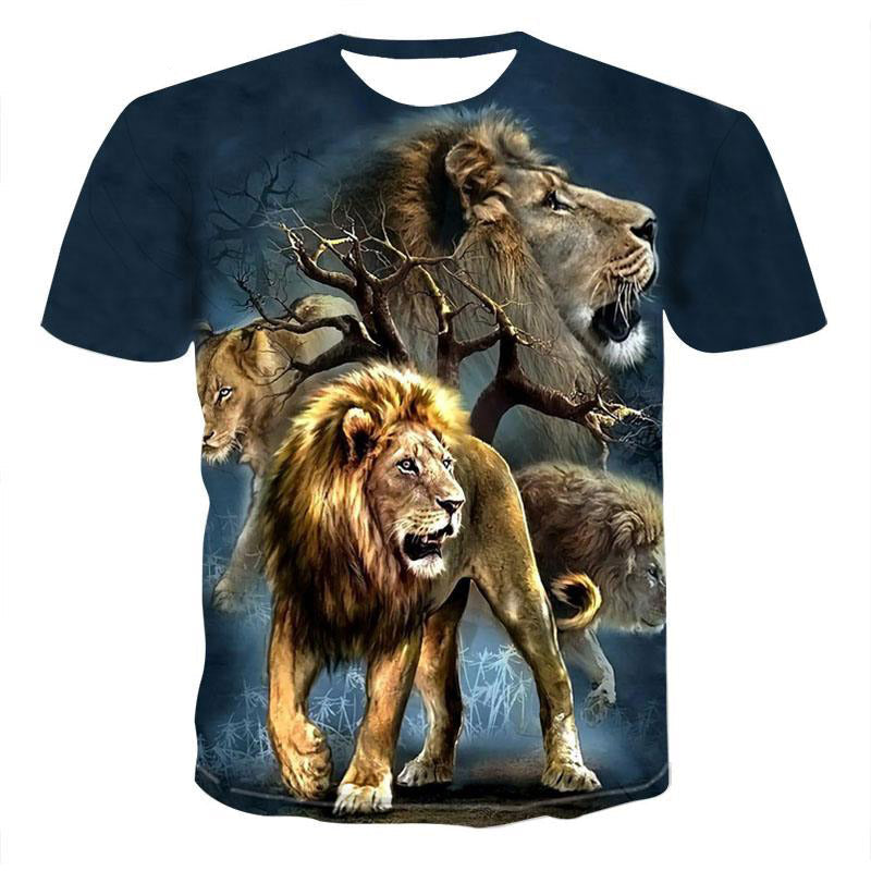 T-Shirt Lion <br> Jungle Sauvage