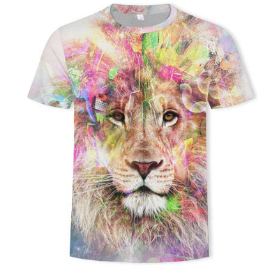 T-Shirt Lion <br> Fantaisie Animale