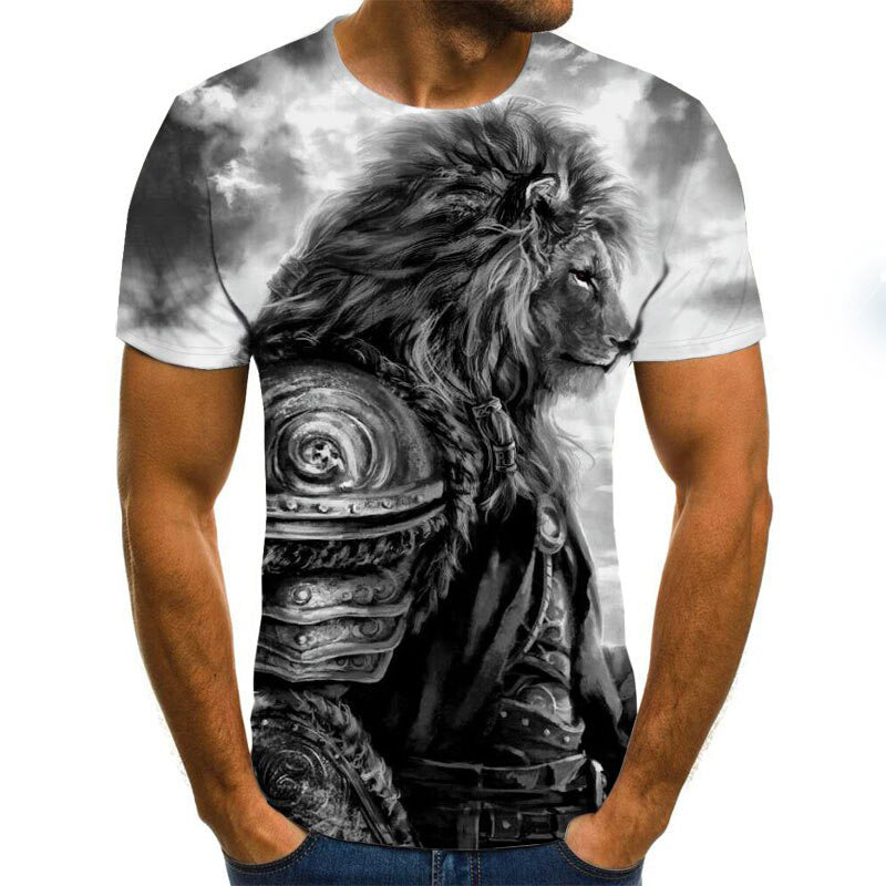 T-Shirt Lion <br> Sage Guerrier