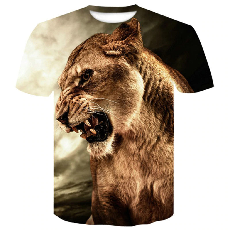 T-Shirt Lionne Sauvage