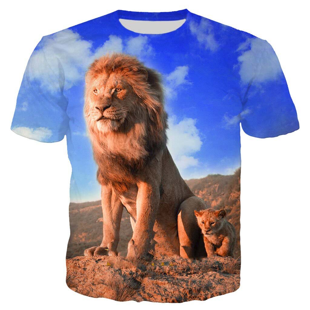 T-Shirt Lion <br> Apprentissage Sauvage