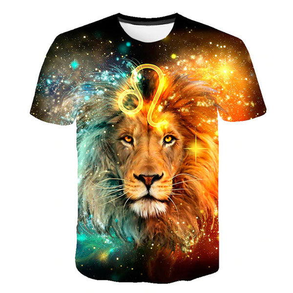 T-Shirt Lion <br> Signe Du Zodiaque