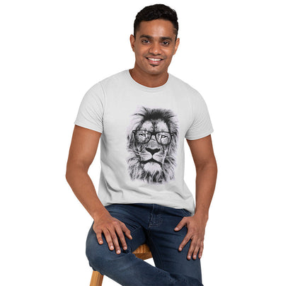 T-Shirt Lion <br> Hipster Sauvage