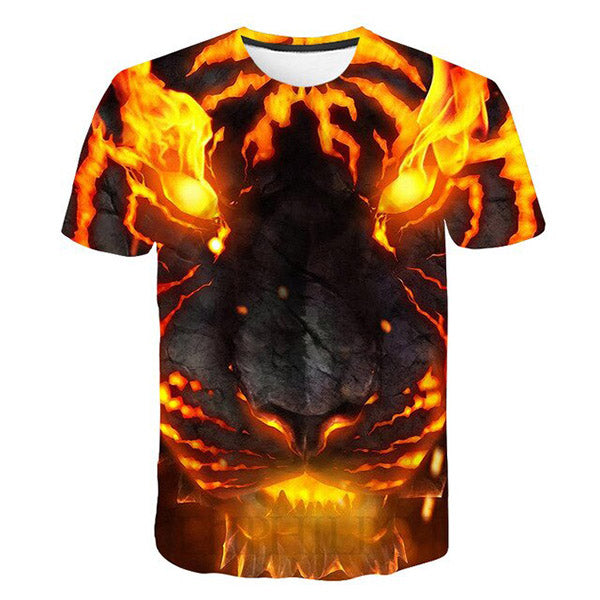 T-Shirt Lion <br>  Flamme Intérieure